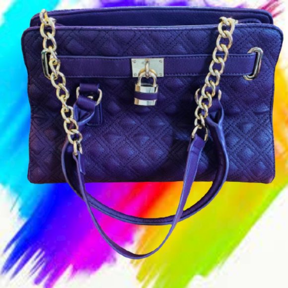 CHARMING CHARLIE | WOMENS PURPLE HUGE HANDBAG